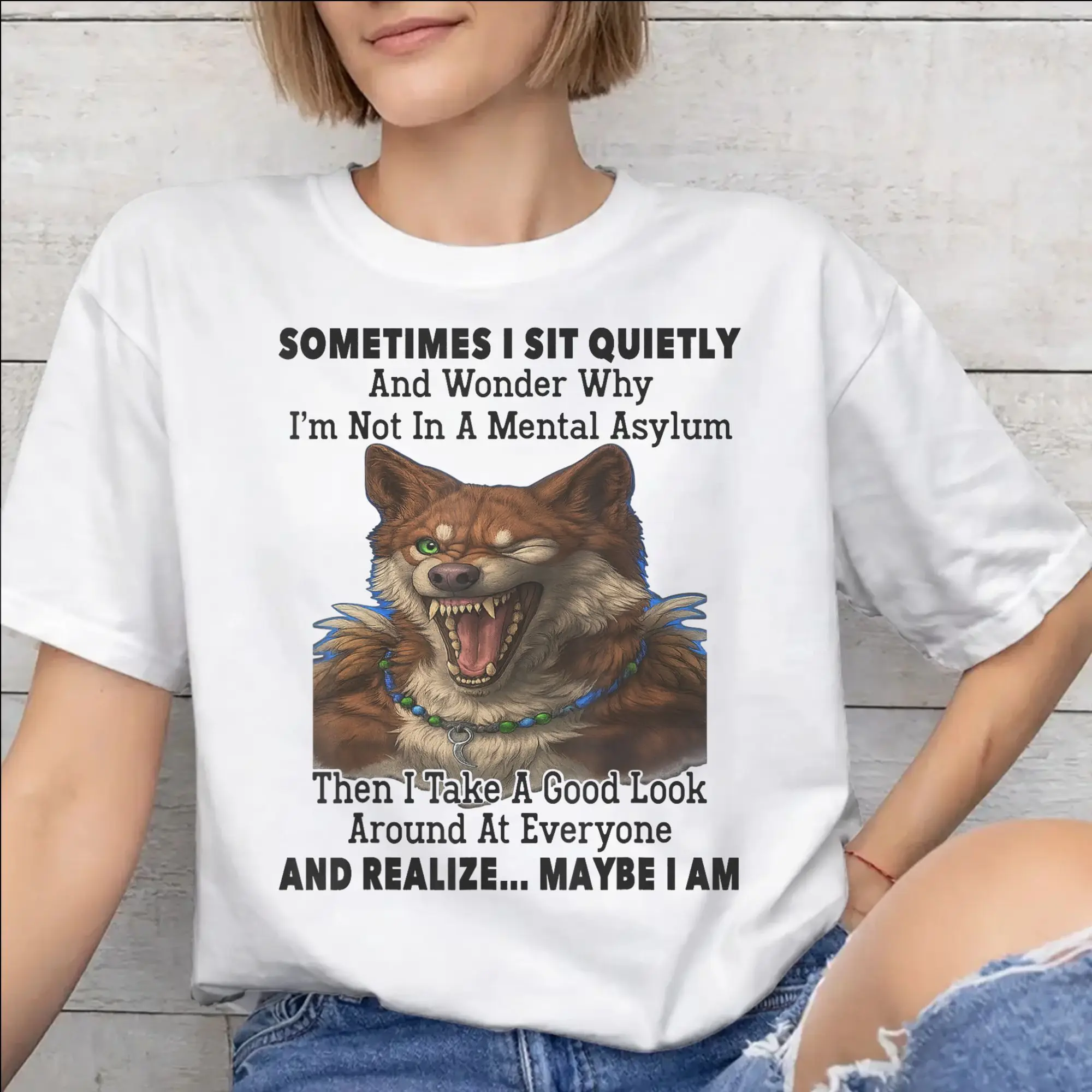 Sometimes I Sit Quietly New Arrival T Shirts Men Women  Cotton  Tee Shirt Clothing