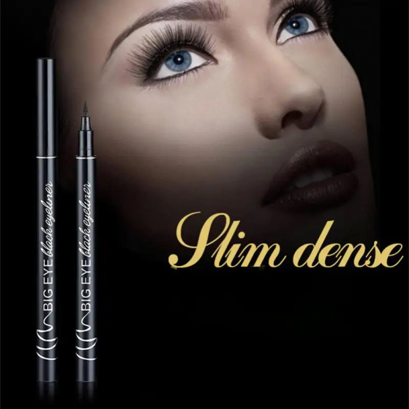 Penna liquida per Eyeliner da donna impermeabile a lunga durata asciugatura rapida trucco liscio Beauty Matte Eyeliner Stamp Eye Pencil nuovo