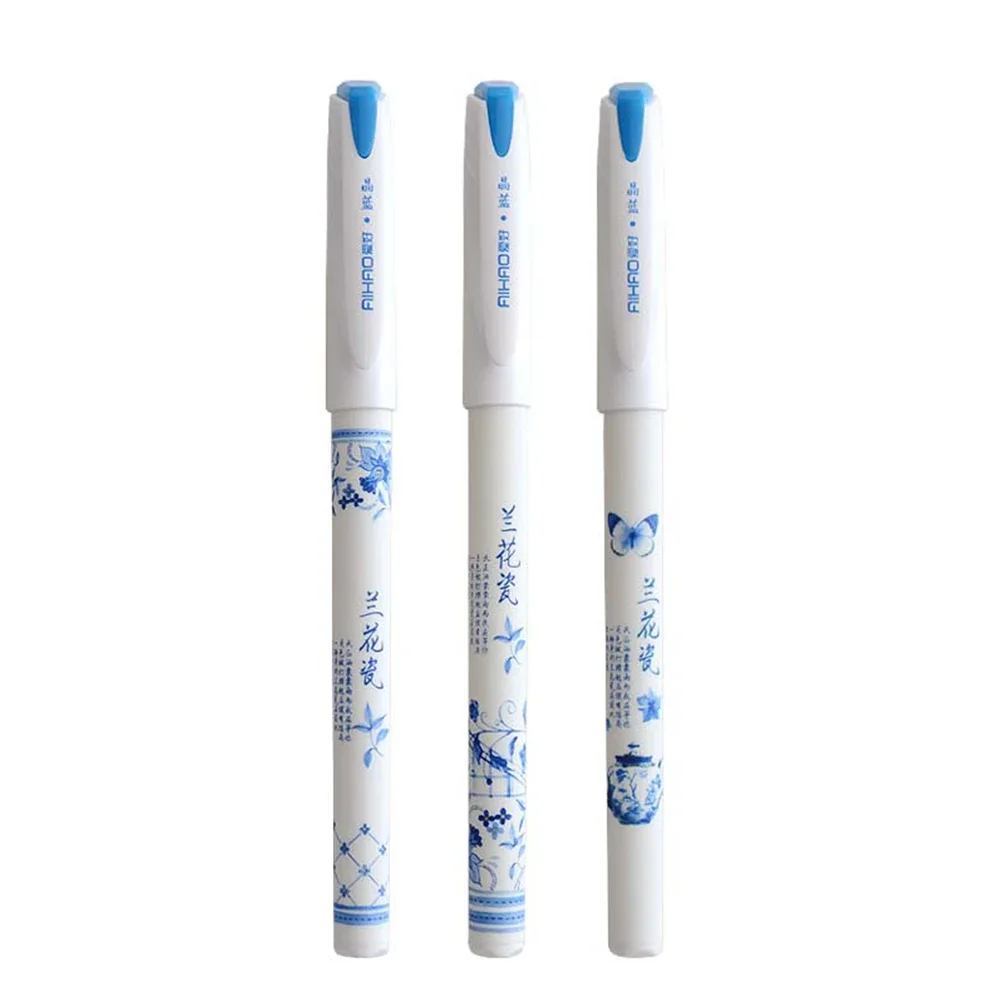 AiHao Brand Gel-Ink Pen, 12pcs/dozen Chinese Style Roller Tip Pen, Office Work Pen, High Quality