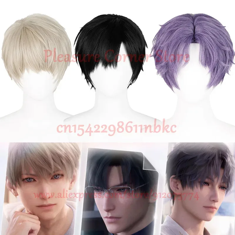 

IN STOCK Love And Deepspace High Quality Rafayel Xavier Zayne Cosplay Wig Heat Resistance Homura Ki Wook Seiya Cosplay Wigs