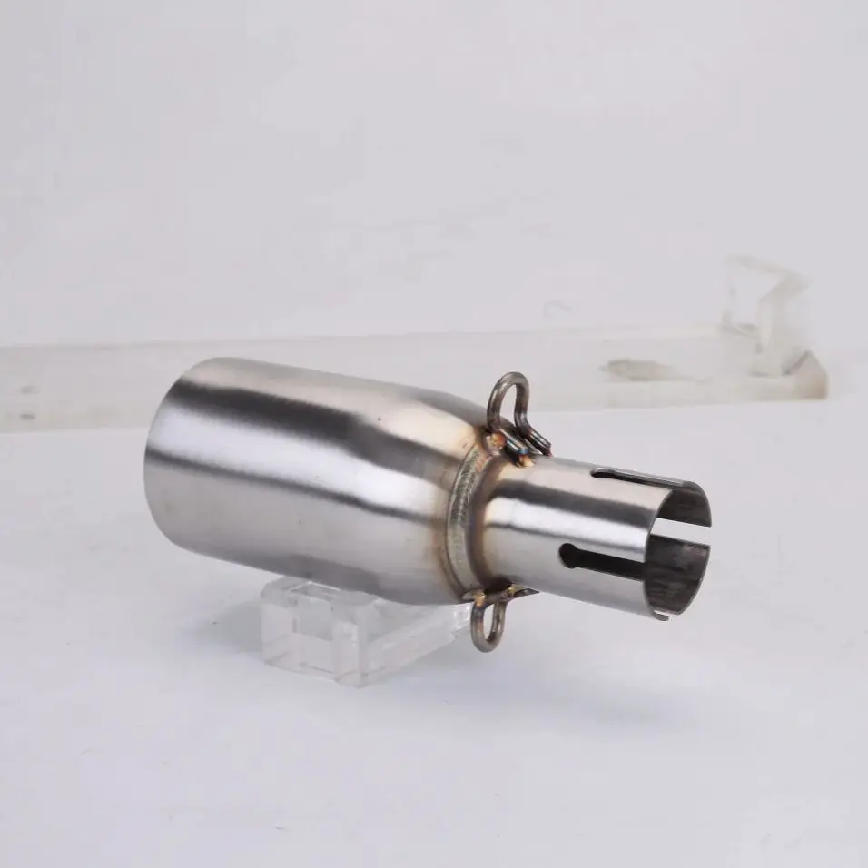 Motorcycle Modification Exhaust Pipe Exhaust Middle Section 28 30 32 33 35 38 40 42 45mm Adapter 51mm Exhaust