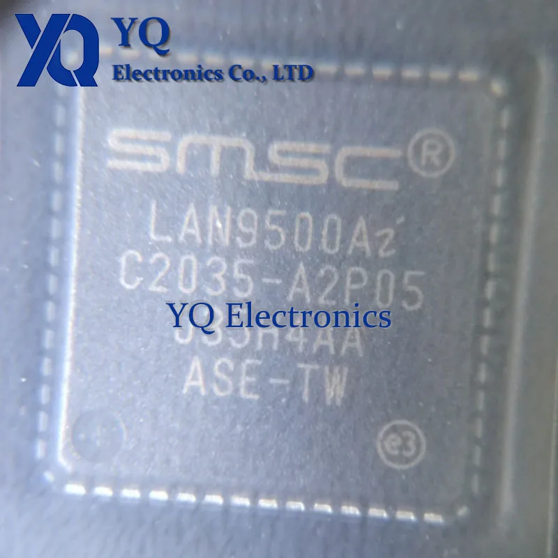 

2PCS/lot New Original LAN9500I-ABZJ-TR LAN9500I-ABZJ LAN9500A LAN9500AI QFN56 Ethernet controller chip