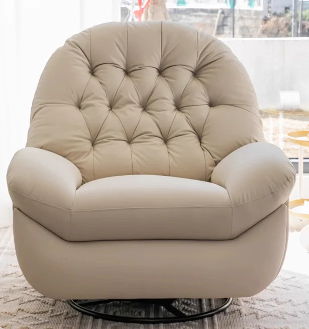 Premium First-Class Space Sofa Pod: Single Reclining Leather Electric Multi-Functional Chair for the Living Room