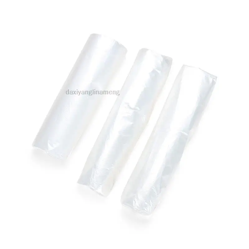 50meters PE Loop Cuff Two-way Open Transperent Plastic Bag Packaging Long Tube Film Ring Sleeve Disposable Liner Sleeve Film