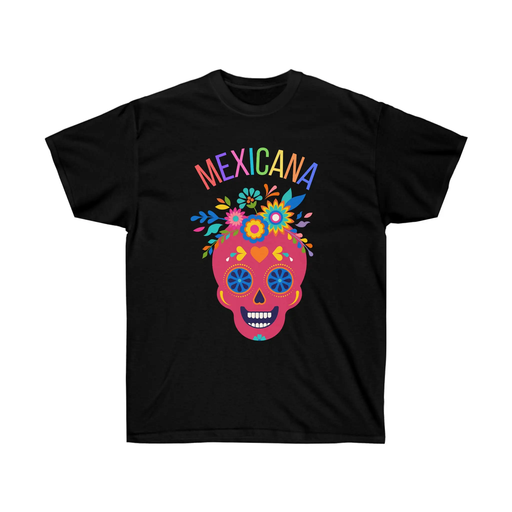 Mexicana T shirt sugar skull day of the death