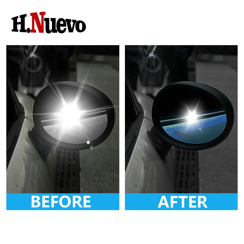 Auto Specchio Laterale Pellicola Antipioggia Antiriflesso Illuminazione Per Mini Cooper F55 F56 F57 F60 2014-2024 Specchietto retrovisore Pioggia Flim