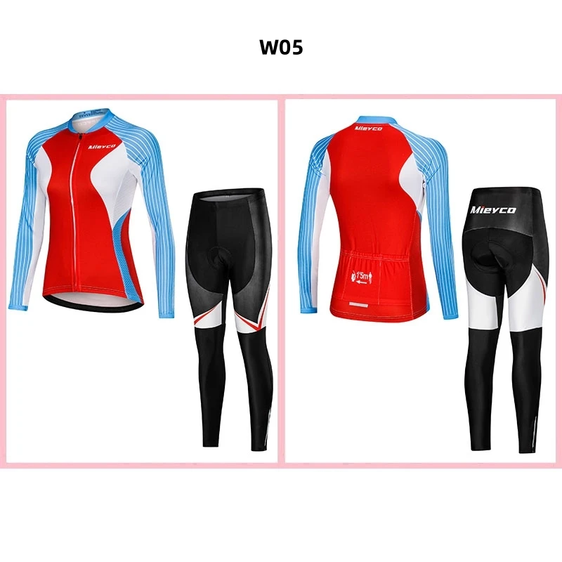 Frauen Radfahren Jersey Langarm Mtb Fahrrad Kleidung Fahrrad Radfahren Radfahren Set Quick Dry Ciclismo Ropa Bisiklet Kleidung Pro Anzug – Detail 19