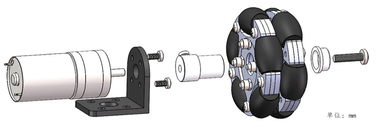 12kg/15KG Load 58/82mm Aluminum Alloy Omni Wheel Hub Metal Fulai Wheel Omni Robot for Ros Platform Omnidirectional Wheels Motion