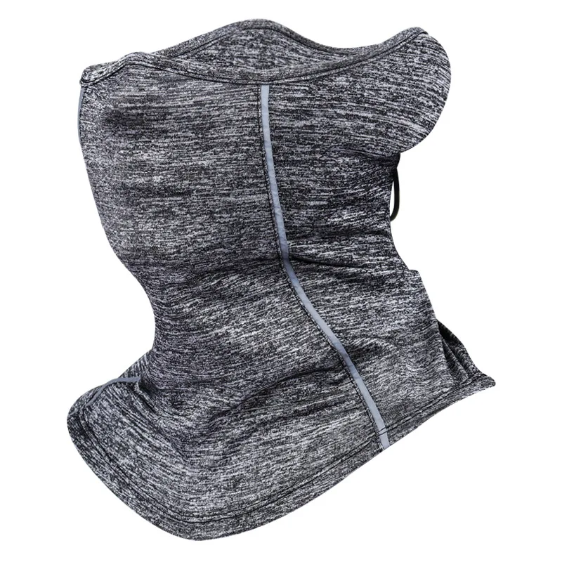 

Fashion Reflective Strip Design Ice Silk Neck Gaiter Bandana Outdoor Dust Sunscreen Motorcycle Cycling Half Face Mask