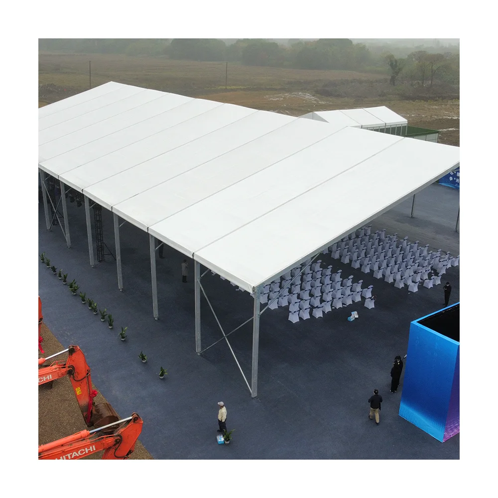 Custom Large Clear Span Marquee Tent Aluminum Frame Waterproof Outdoor Festival Sports Event Wedding Exhibition Tent Design