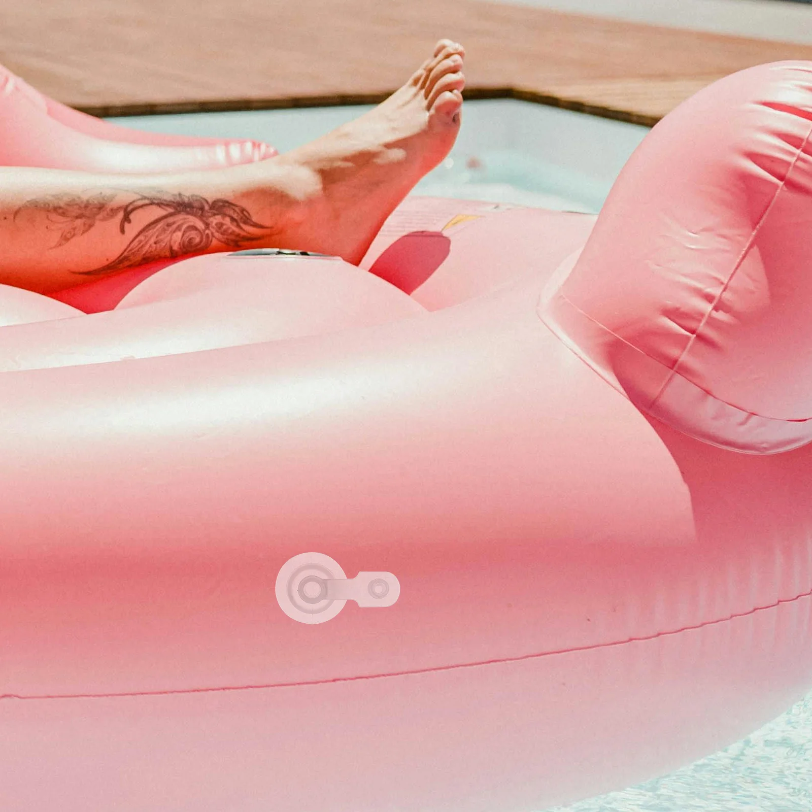 

20pcs Inflatable Swim Ring Nozzles Reusable Air Mattress Valves Transparent Plastic Swimming Float Accessories Pillow Inflate