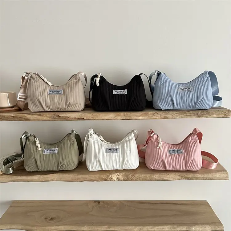 Universal Women's Hobo Bag Zipper Closure Equal Size Autumn New Style 2026 Fashionable Ladies Purse Handbag No Brand Registered