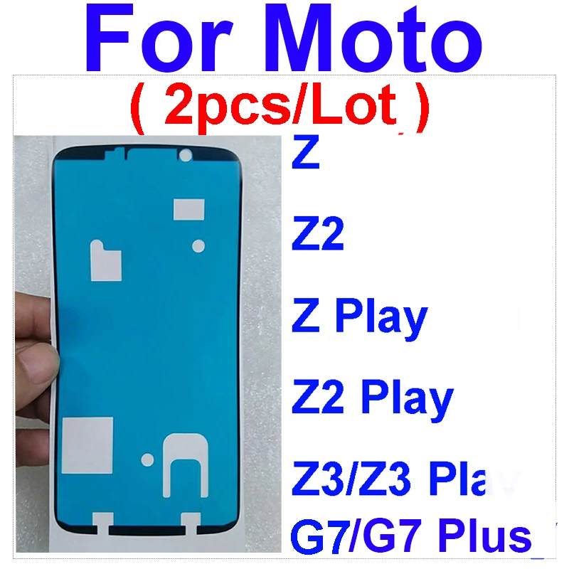 2pcs LCD Screen Waterproof Adhesive Glue Sticker For Moto Z Z2 Force Play XT1650-05 XT1789-05 XT1635-03 XT1710 Z3 Z3Play G7 Plus