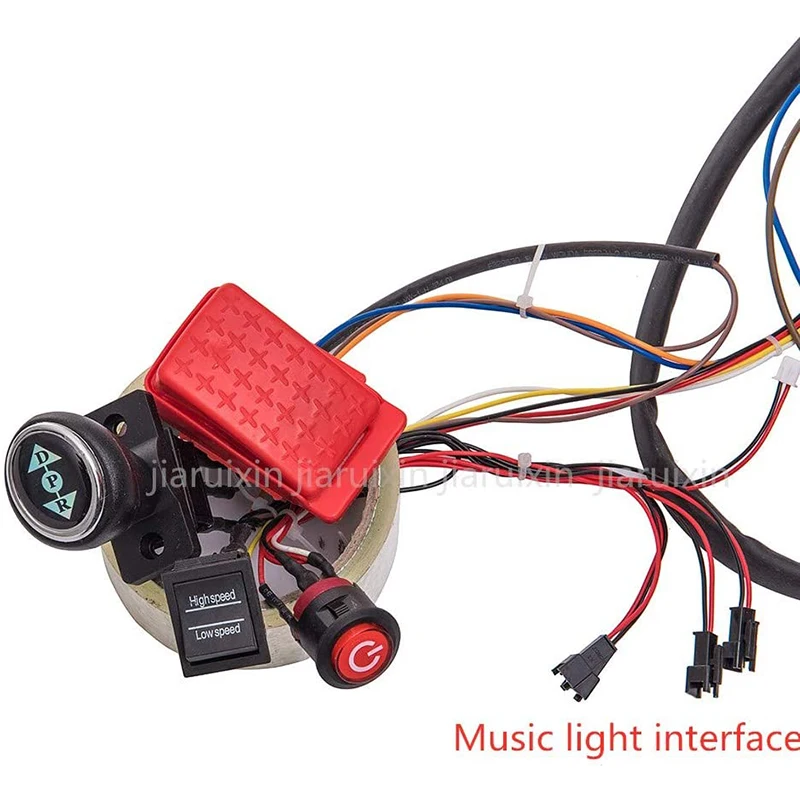 Samochód elektryczny dla dzieci DIY zmodyfikowane przewody i zestaw przełączników, własny samochód elektryczny dla dzieci z kontrolerem 2.4G Bluetooth smooth start