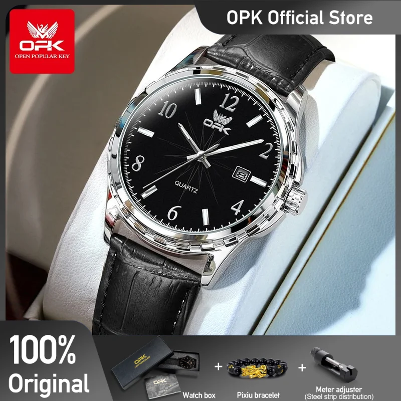 

OPK 6031 Watches For Men Original Waterproof Digital Mirror Quartz Luminous Wristwatch Automatic Watch Reloj Hombre