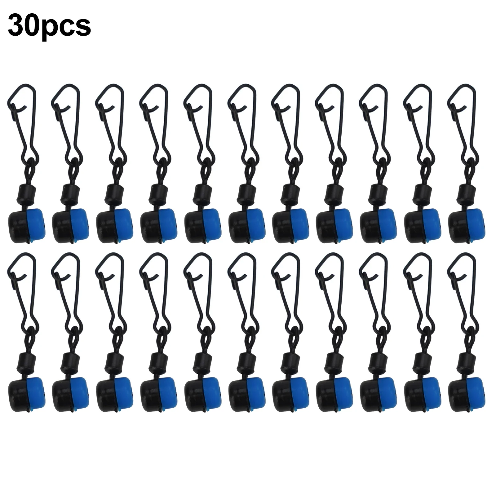 

10/30pcs Fishing Swivel Connectors With Feeder Bead Link For All Anglers Space Beans Fishing Gear Carp Fishing Accessories