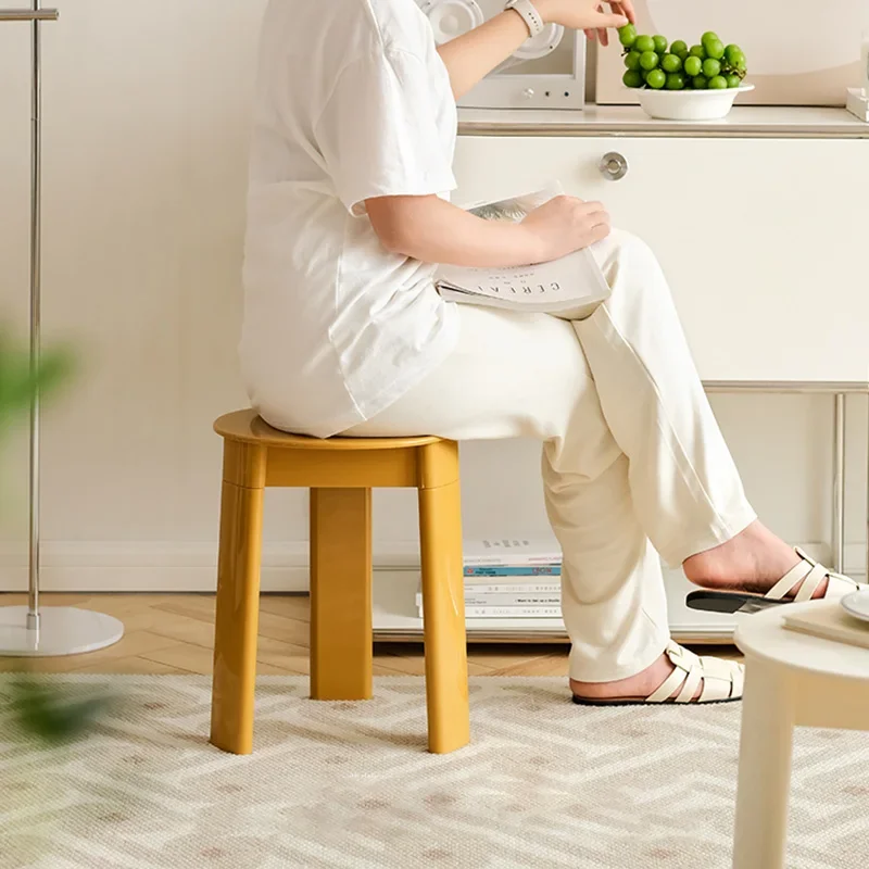 Creative Medieval Small Round Stool Designer Stool Nordic Ins Home Living Room Modern Minimalist
