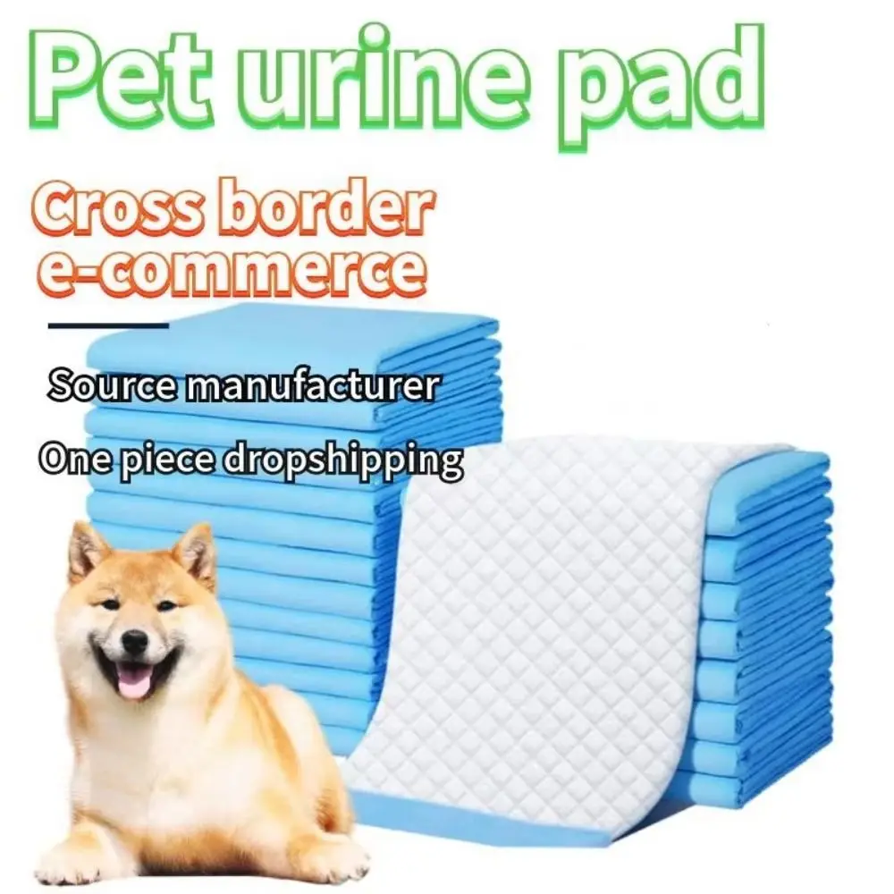 100 قطعة وسادة الحيوانات الأليفة فائقة الامتصاص المتاح الخيزران الفحم حفاضات الحصير سميكة الأزرق/الوردي/رمادي الكلب التدريب تبول الوسادة جرو