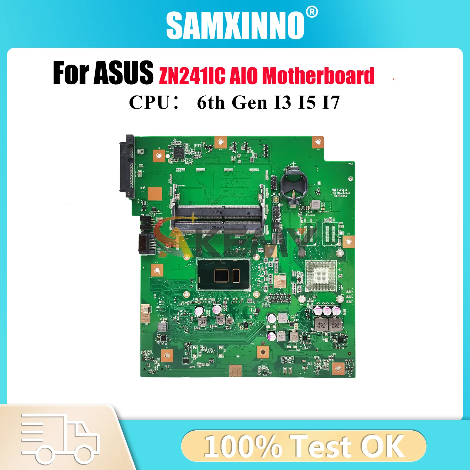 

ZN241IC Motherboard For ASUS Zen AIO ZN241I ZN241IC Mainboard With I3 I5 I7 CPU 100% tests OK fast shipping stk