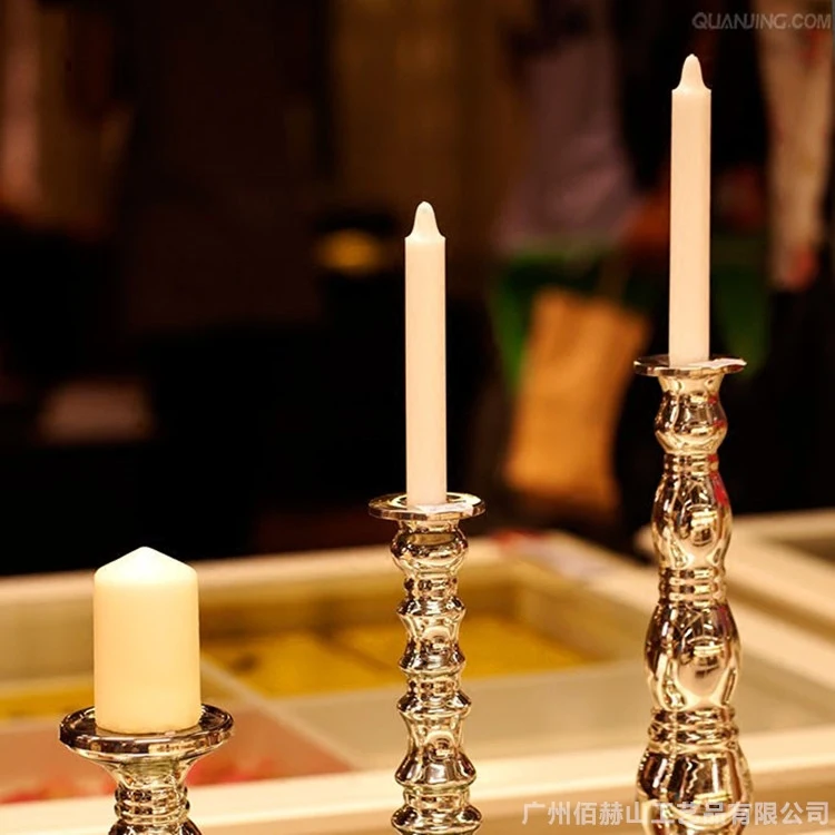 Authentic Classic Long Rod Candle Ivory White Red Green Blue Purple