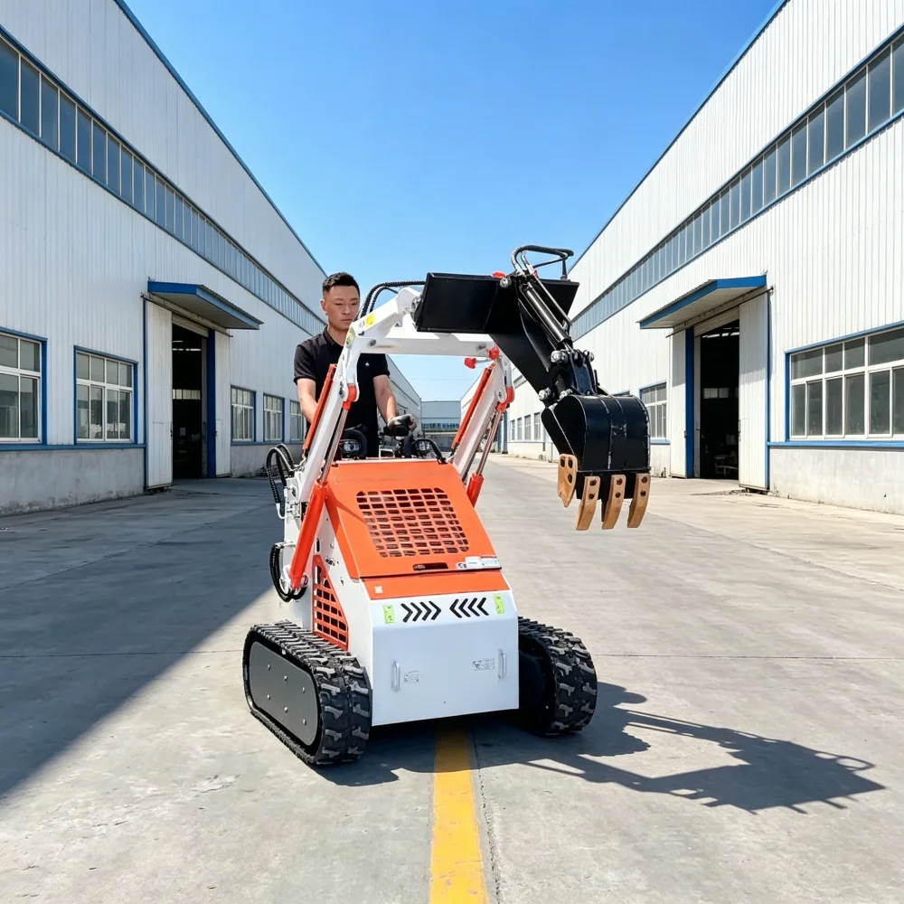 Free Shipping Operating Weight 890kg 23Hp 27HP Mini Wheel Loader Diesel Engine 1 Year Warranty Low Fuel Consumption
