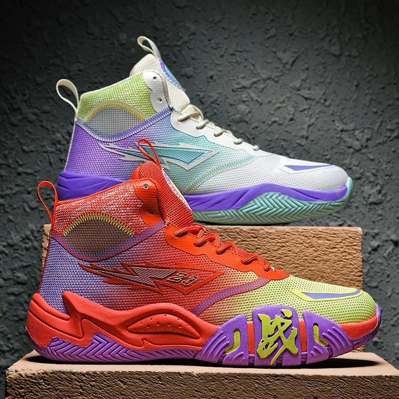 

2026 Basketball Shoe Comfortable Sneakers Non-Slip Male Gym Training Sport Shoes Breathable Wear-resisting Fashion Male Shoes 35