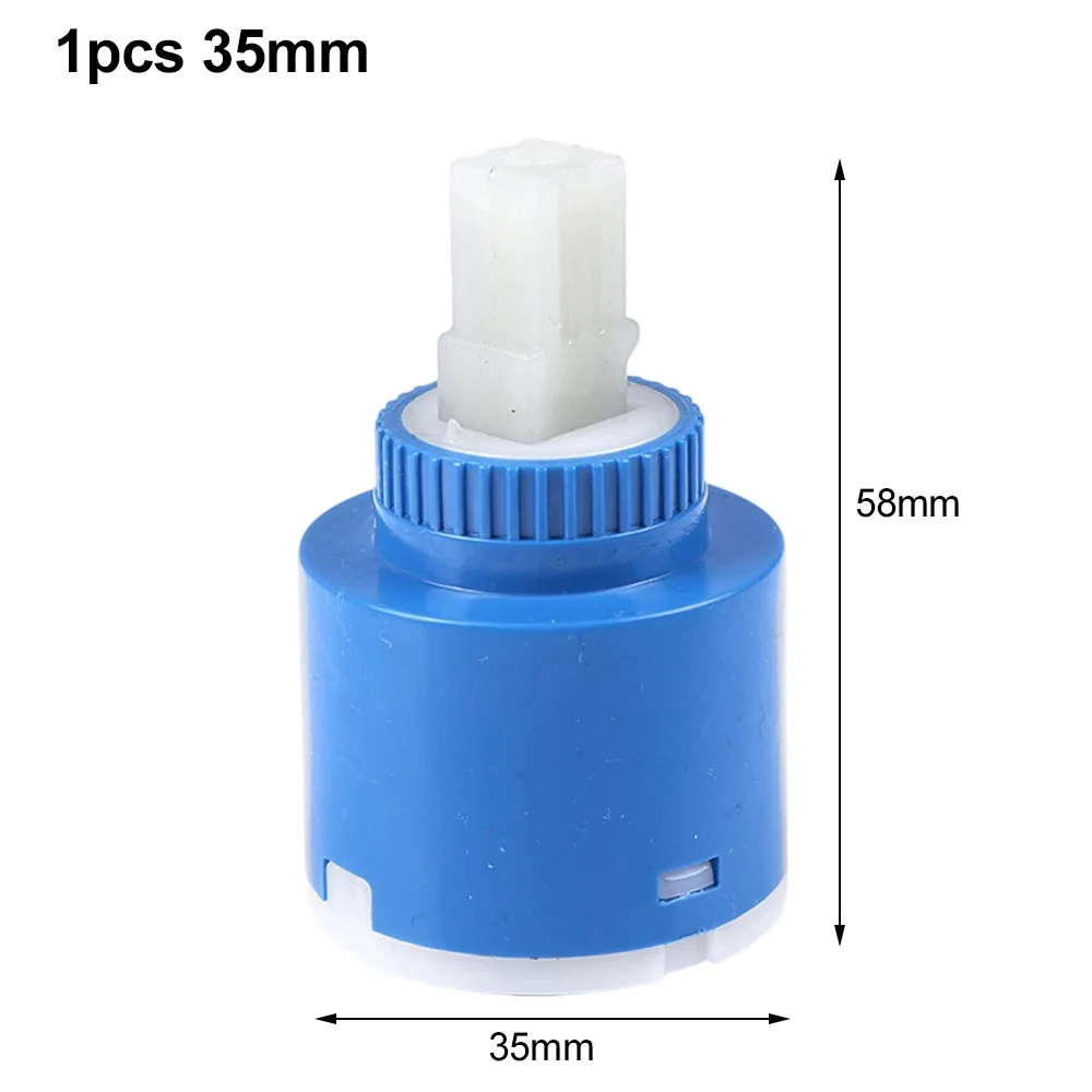 1Pcs 35/40mm Ceramic Disc Cartridge Ceramic Sheet PP Plastic Faucet Valve Core Water Saving Quarter Turn
