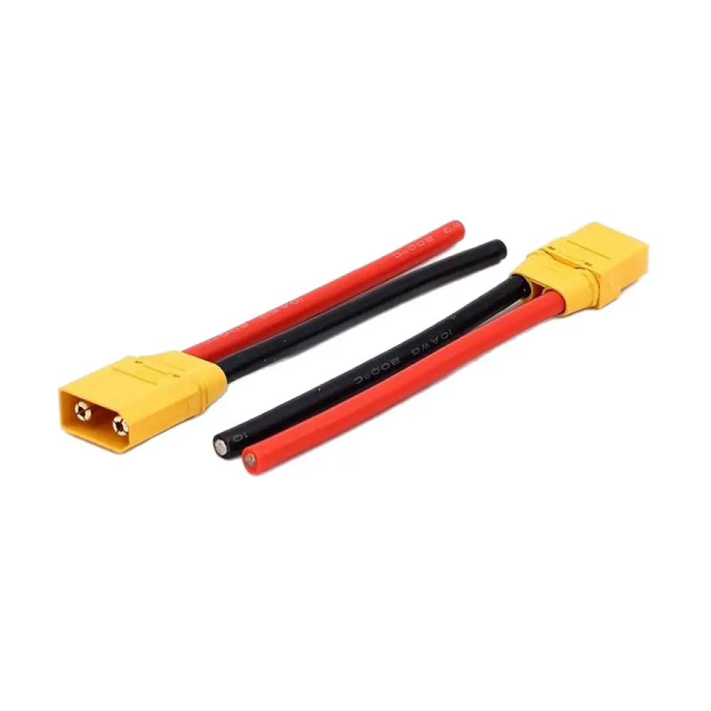 XT90 Battery Connection Wire 10AWG Silicone Cable High Performance Power Supply Cord For RC Model Accessories