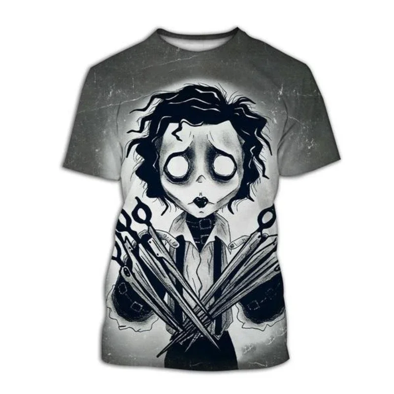 Edward Scissorhands Movie T-Shirt 3D Print Cool Casual Pride T Shirt Men/Women Fashion Tshirt  men clothing  my body my choice