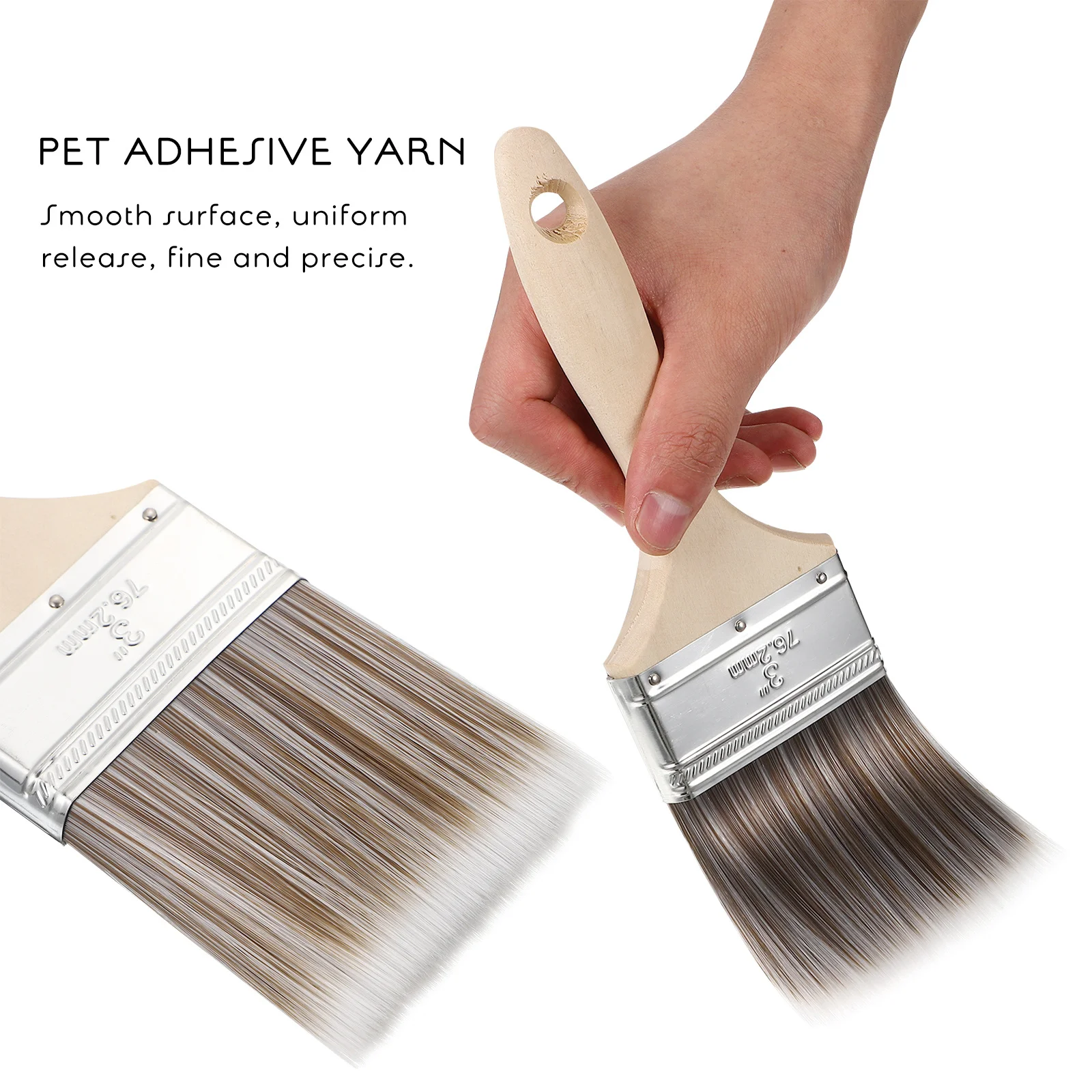 

1Set Paint Roller Kit Flat Brushes Professional Painting Tools for Walls Ceilings Drywall Floors Deck Oil Acrylic Water-Based