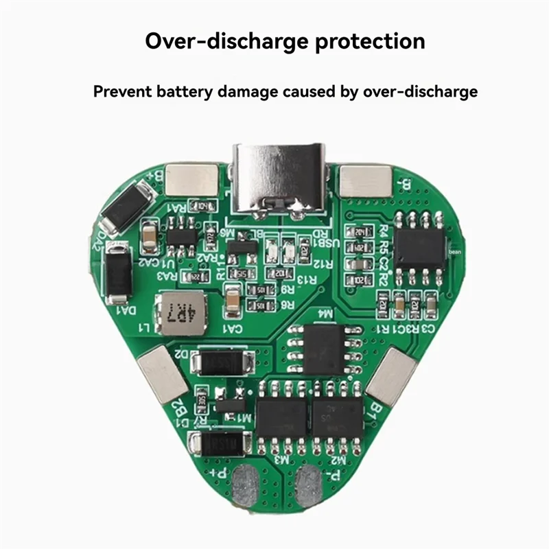 A25P Overcharge Over Discharge Protection 2Pcs 3S 12V 18650 Lithium Battery 20A Bms Protection Board Type C
