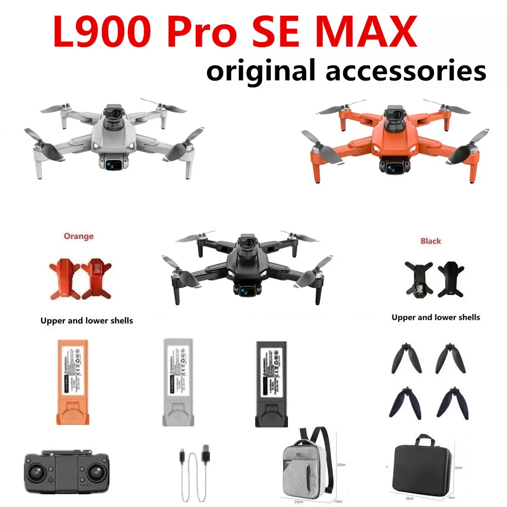 

L900 PRO SE MAX 4K Drone Original Accessories 7.4V 2200mAh Battery Propeller Blade Accessories For L900 PRO SE MAX Dron Parts