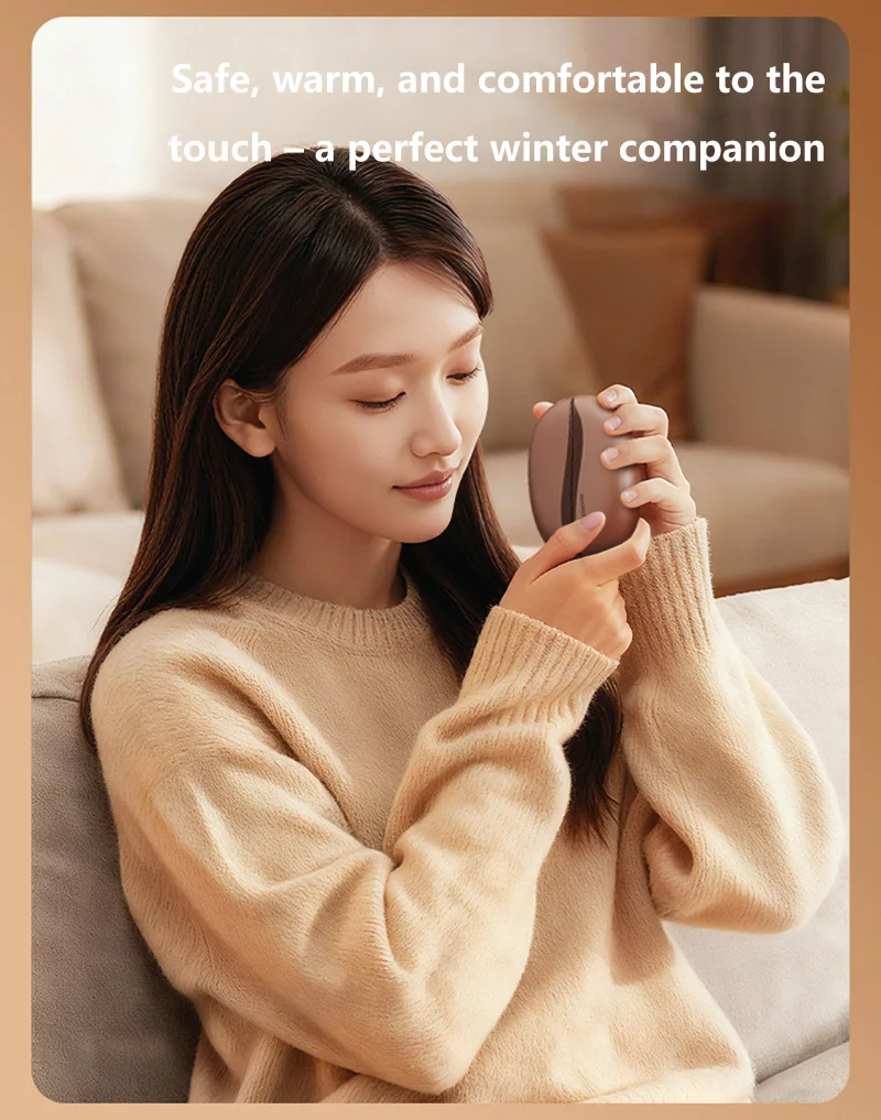 Xiaomi Hand Warmer Rechargeable Magnetic Design Electric Handwarmers 6000mah Split-type Skin-friendly Material Electric Heater