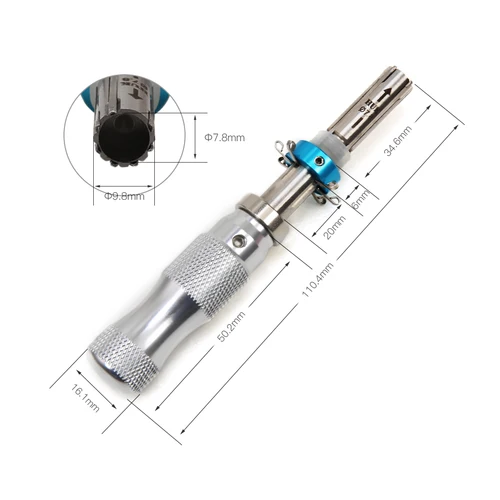 Imagen 2 del producto 3 uds herramienta Tubular HUK HUK 7 pines Tubular 7,0mm 7,5mm 7,8mm alargado abierto para suministros de cerrajería herramientas de reparación