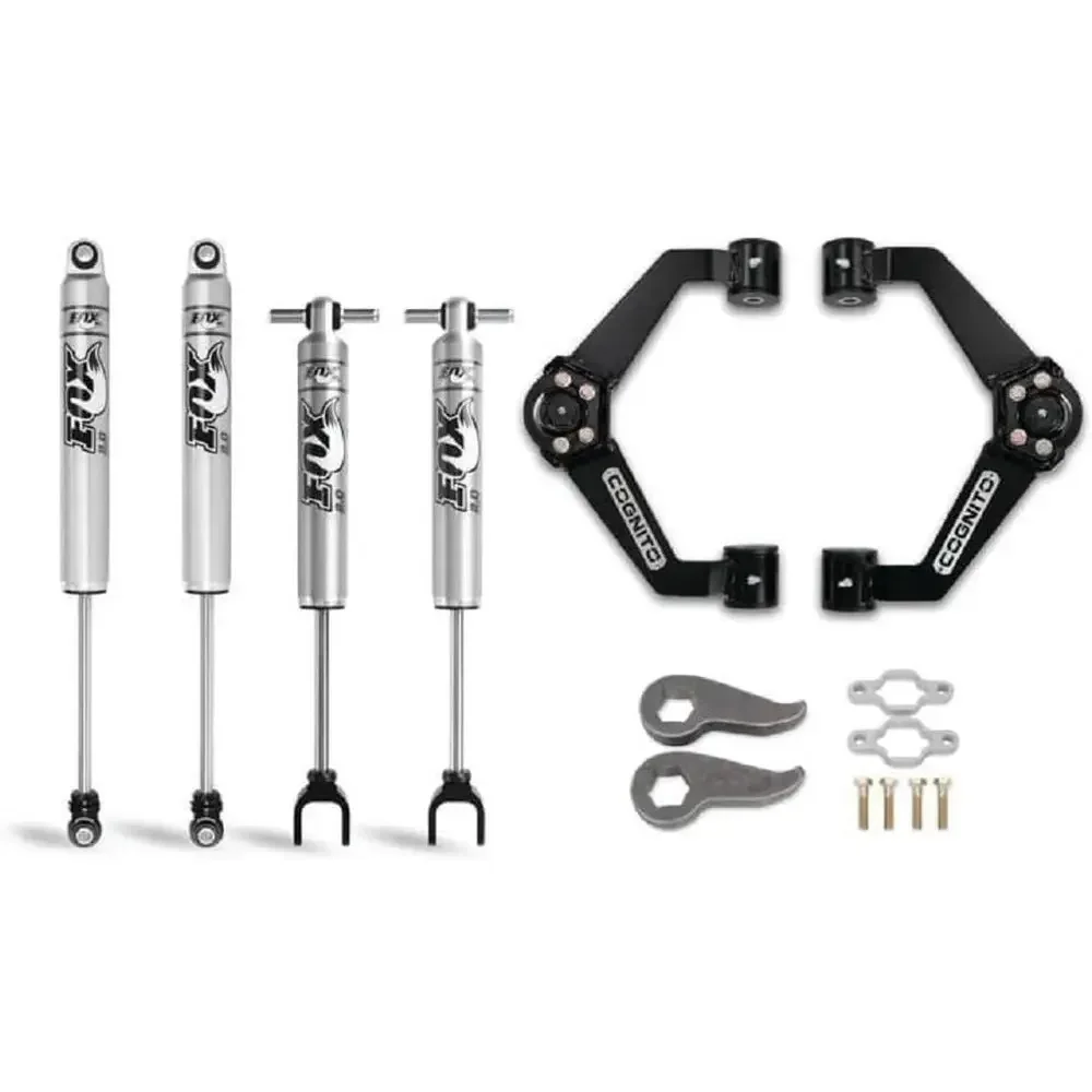 3-Inch Suspension Lift Kit with Premium 2.0 Internal Performance Shocks, Compatible with 2011-2019 2500/3500 2WD/4WD Trucks