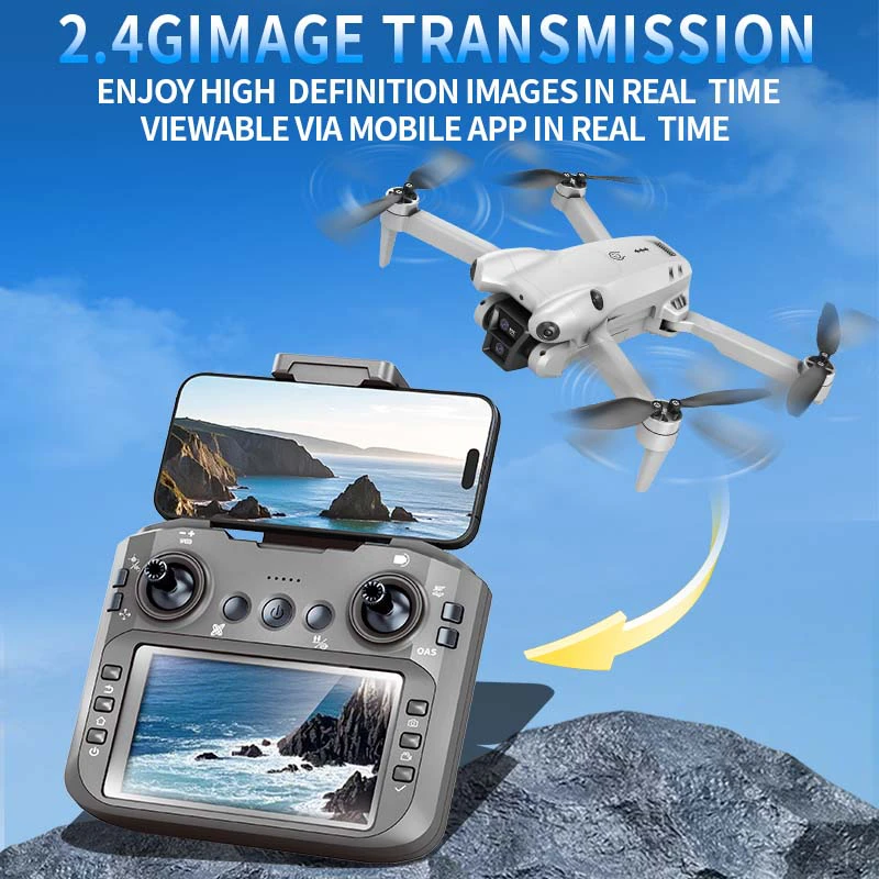 OPPO S101 Drone 8K HD Professinal Dual Camera 5G WiFi 120° Wide-angle ESC UAV With screen Obstacle Avoidance Quadcopter 20000M - Image 2