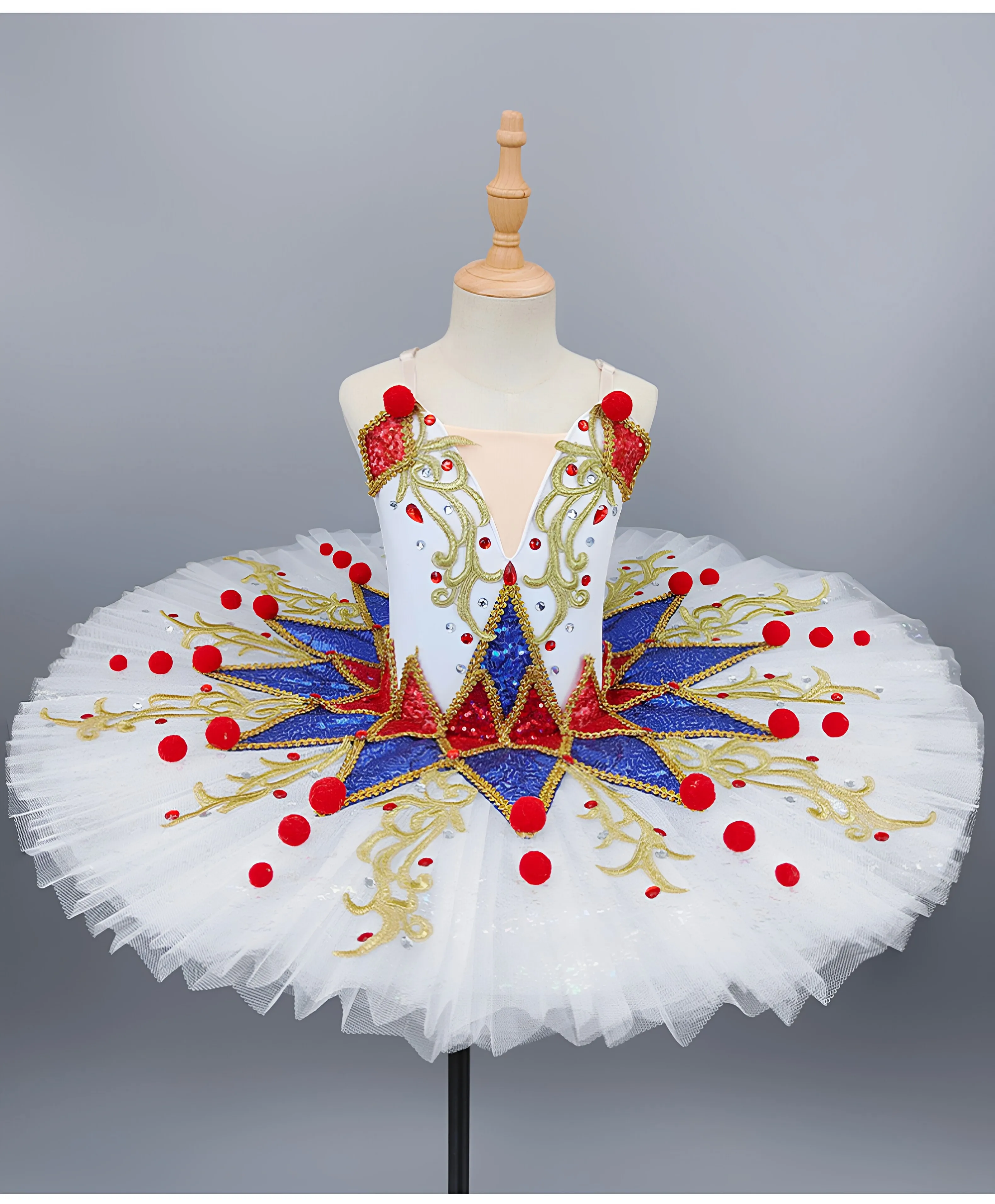 

Flowers Ballet Tutu Dress Women professional Ballet Swan Lake Delicate lace Dance Dress Bailarina Stage Performance Costume