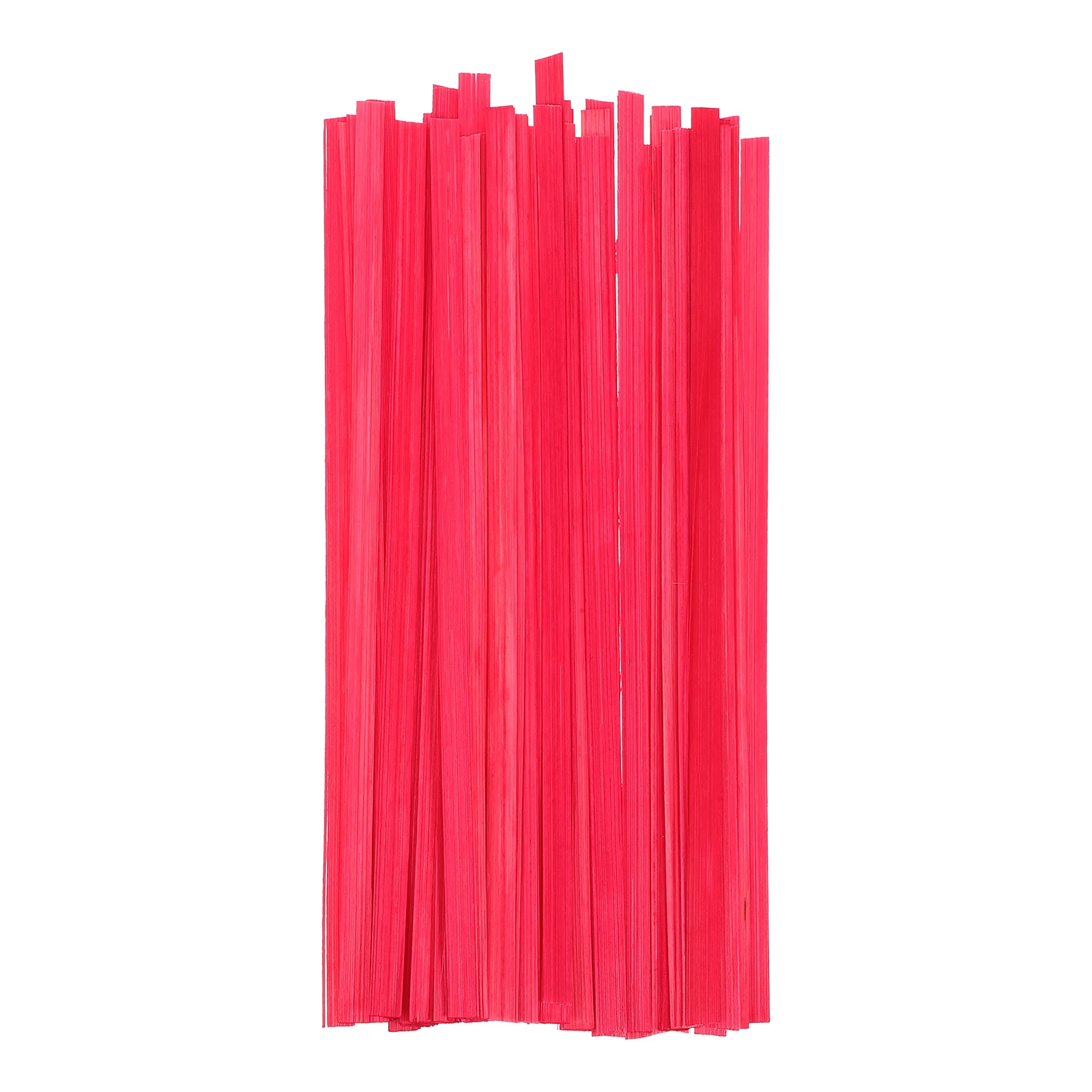 

50Pcs Bamboo Weaving Strips DIY Craft Flat Bamboo Sticks for Handmade Fans Woven Paintings Basket Supplies Weaving Material