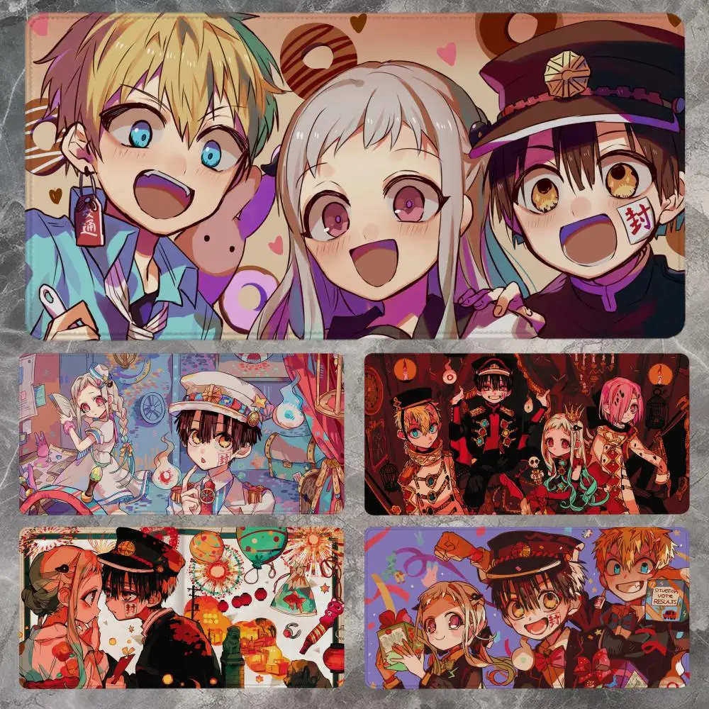 

Коврик для мыши Jibaku Shounen Hanako-kun, 90x40 см, нескользящий игровой коврик для мыши, коврик для мыши для геймеров, коврик для механической клавиатуры, XXL коврик для стола