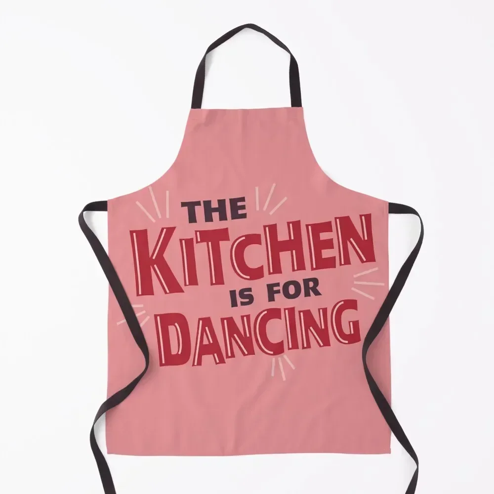 

The Kitchen is for Dancing, Pink Apron waiter japanese woman man chef uniform For Kitchen Apron