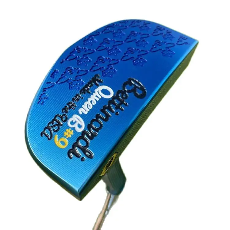 Masked Hero Golf Putter B#9 Blue Forged Carbon Steel With Full CNC Milled Putter 33/34/35inch Head Putter cover Golf Clubs