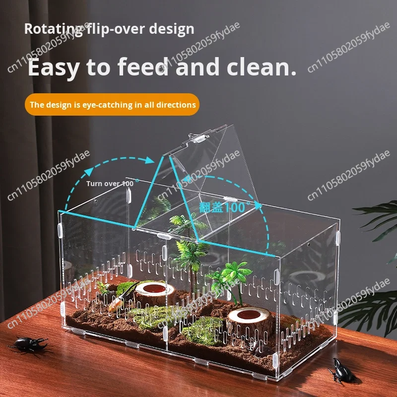Breeding Box Transparent Pet Hermit Crab Assembly Fence