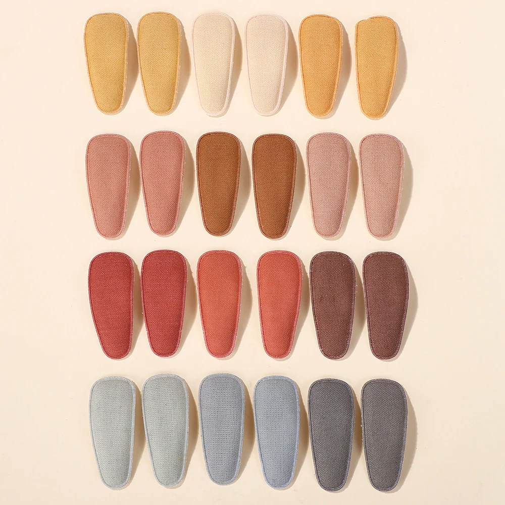 

60pcs Random color Waterdrop Shape Hair Clips for Girls BB Hairpin Barrettes Headwear Kids Baby Hair Accessories Gift