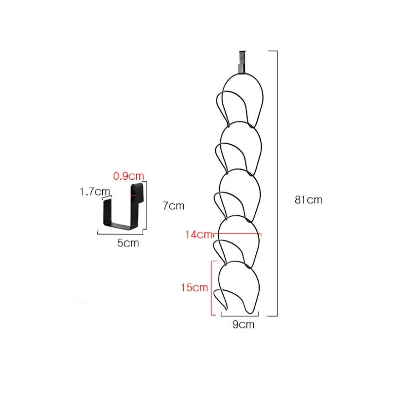 Nowy stojak do przechowywania Stojak na kapelusze Hak na szalik Stojak na czapki z daszkiem Organizer do przechowywania Wieszak na drzwi Stojaki do