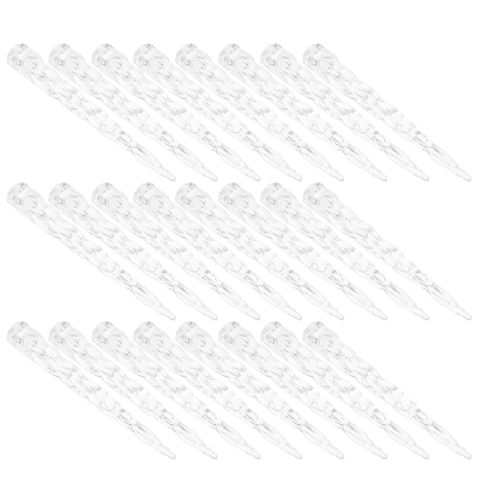 

Ледяная колонна, подвесное украшение, 30 см, прозрачная подвеска в виде сосульки, зимний фестиваль, подвесное украшение для рождественской елки, популярный праздник