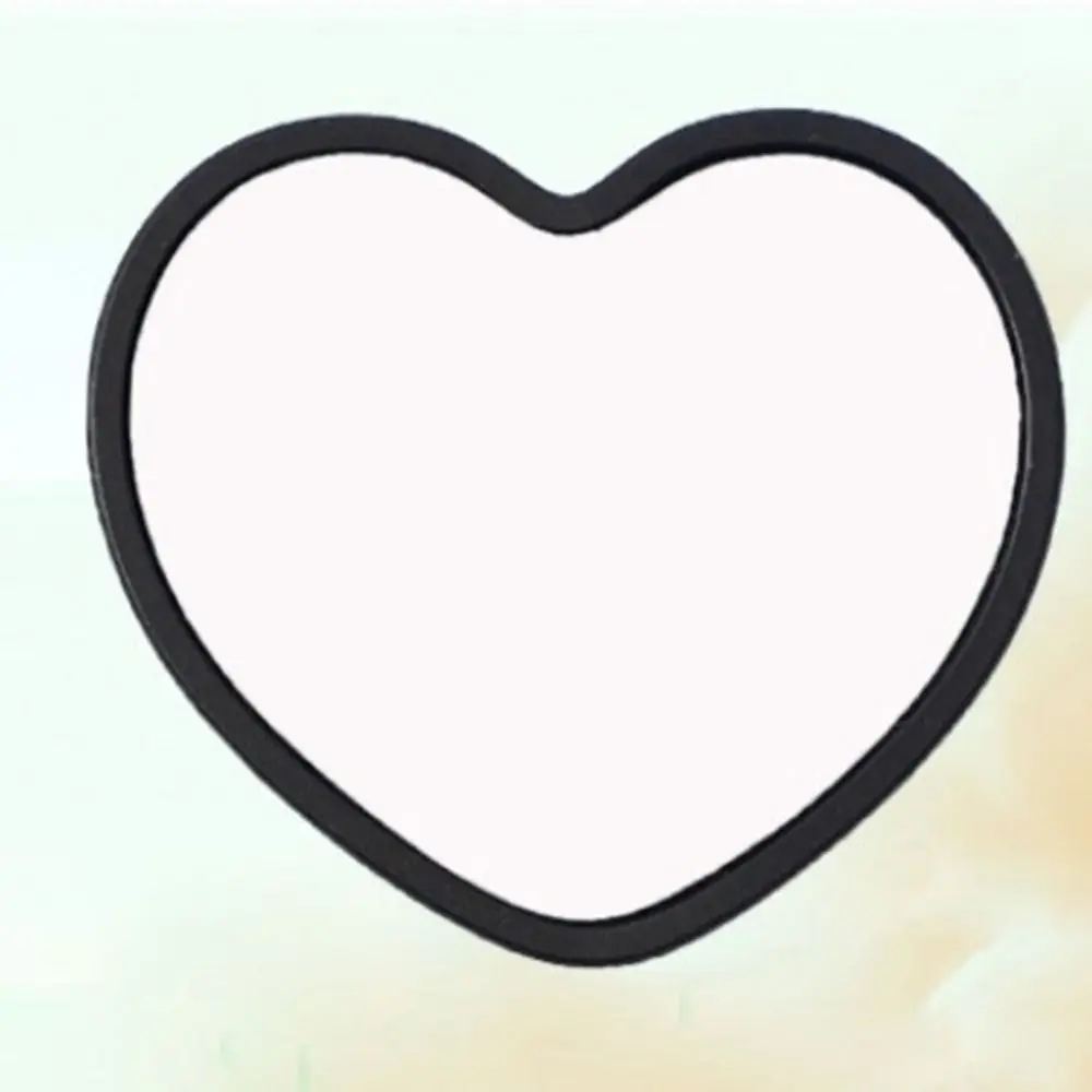 Portable Single-sided Heart-shaped Mirror High-definition Handheld Handheld Mirror Little Beauty Make-up Mirror Cosmetic