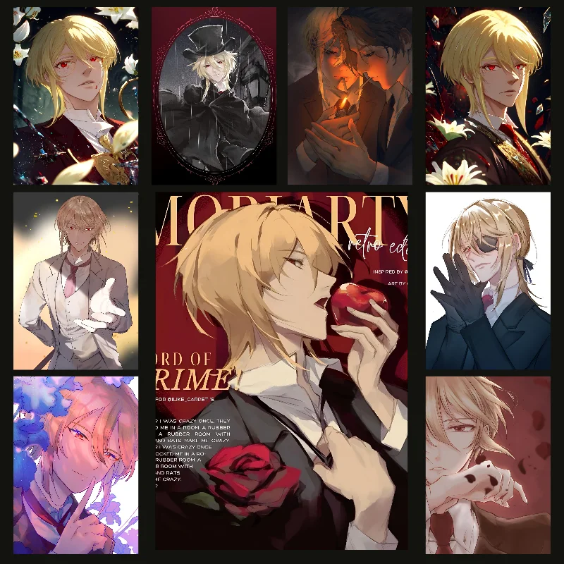 

Moriarty the Patriot Anime William(1).jpg Poster Self-adhesive Art Waterproof Paper Sticker Coffee House Bar Room Wall Decor