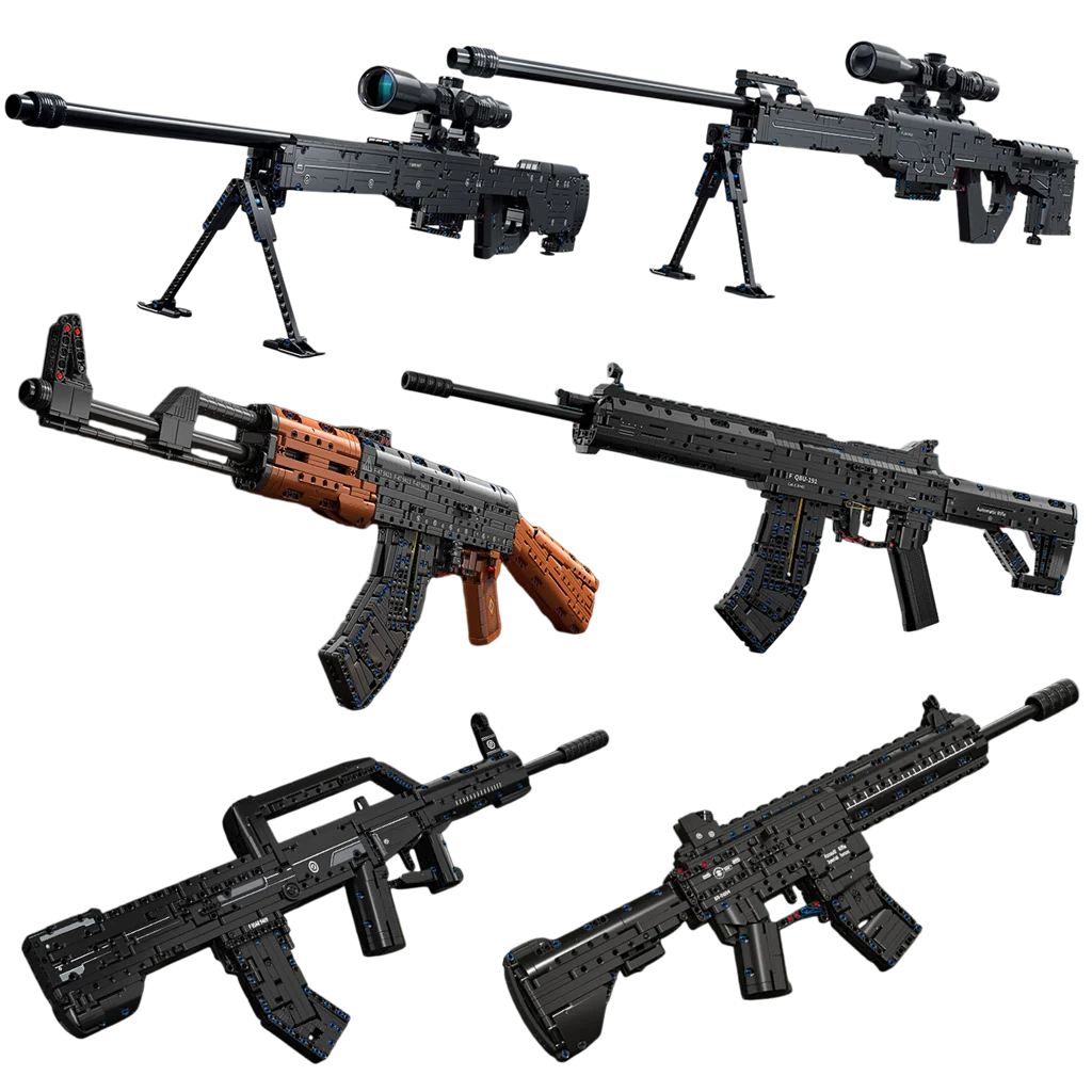 

98K sniper rifle Can Shoot Bullet Building Blocks Set DIY Model Toy Gun Kit MOC Puzzle Assembly Bricks Toys Birthday Gifts