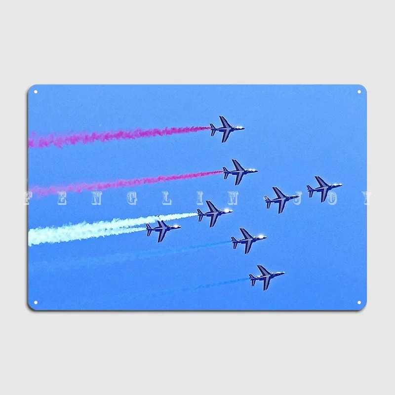 R1923 New Finition 2020 La Patrouille De France Un Visuel Exceptionnel Metal Sign Cinema Printing Plates Tin Sign Poster