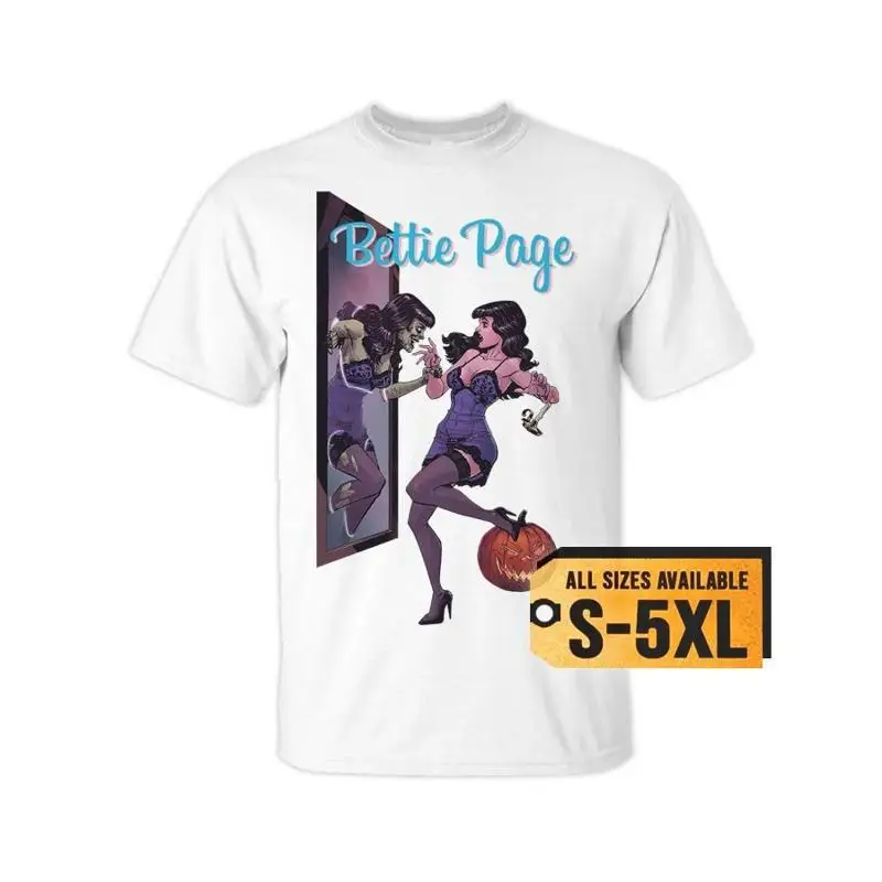 Bettie Page T Shirt Cotton For Men Women S To 4Xl Mo105